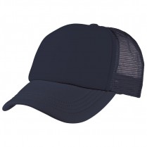 Navy Big Size (61-65cm) Trucker Cap (Deep Crown)