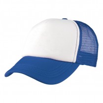 Royal Blue / White  Big Size (61-65cm) Trucker Cap (Deep Crown)