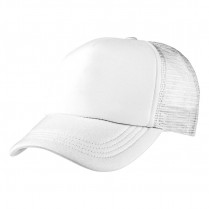 White Big Size (60-64cm) Trucker Cap (Plain)