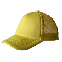 Yellow Big Size (60-64cm) Trucker Cap (Plain)