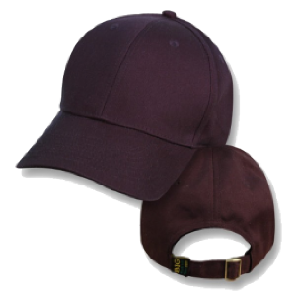 2-3XL Bushfire Black Baseball Cap (Plain) (New Extra Deep Crown)