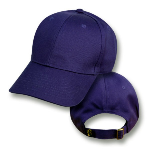 Big Size (XL-2XL) Blue Baseball Cap (Plain - Standard Crown)