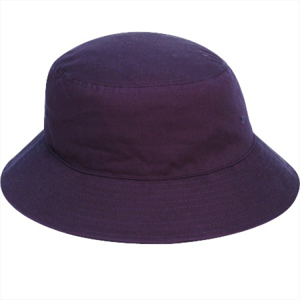 Big Size (61-64cm) Navy Bucket Hat (Plain w/Elastic Sweatband)