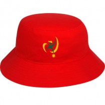 Big Size (61-64cm) Red Bucket Hat (Branded)