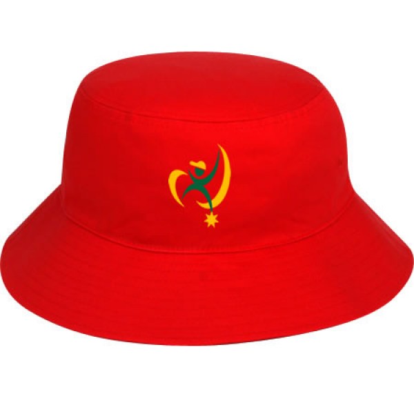 Big Size Red Bucket Hat (Branded)
